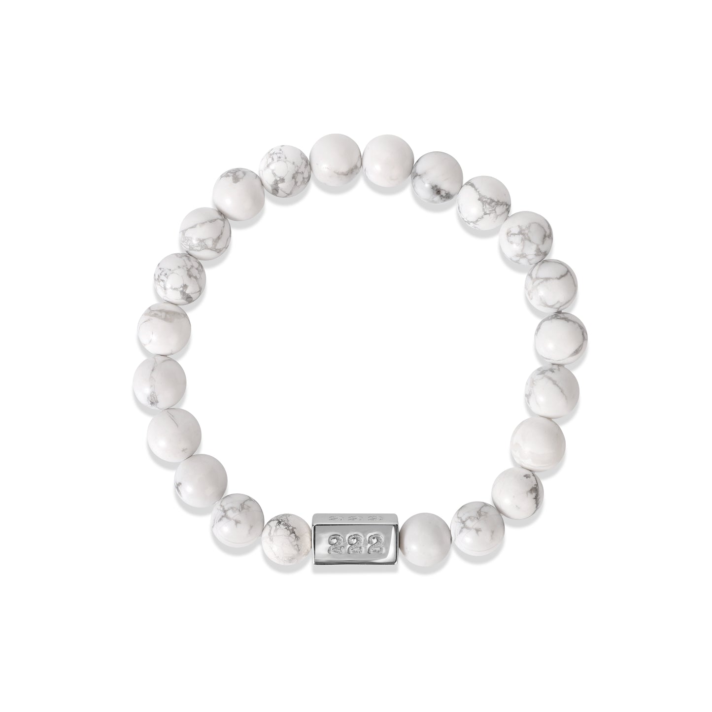 Clarity - White Turquoise Bead Bracelet