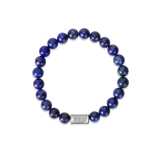 Intuition - Blue Lapis Bead Bracelet